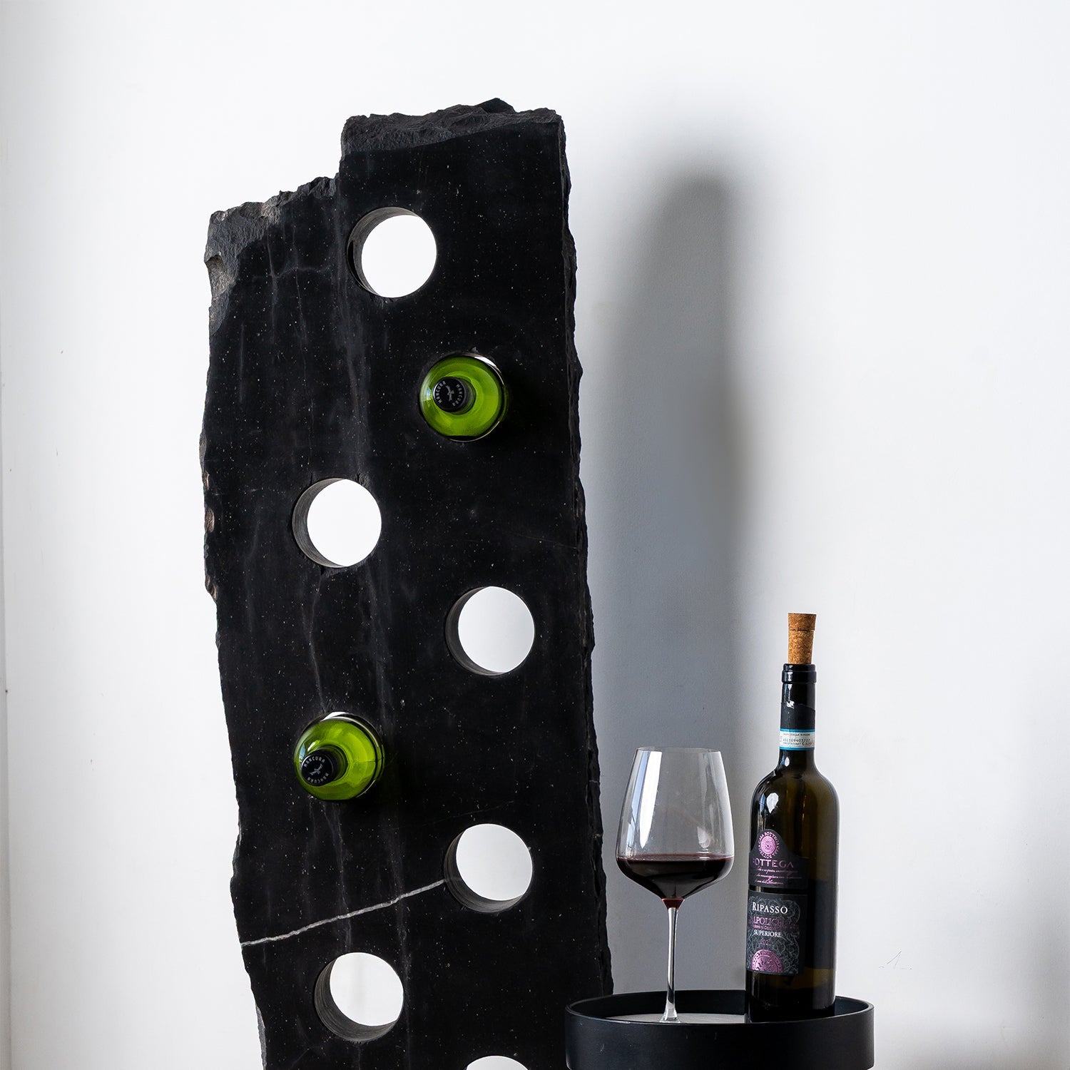 Boulder Marble Wine Rack