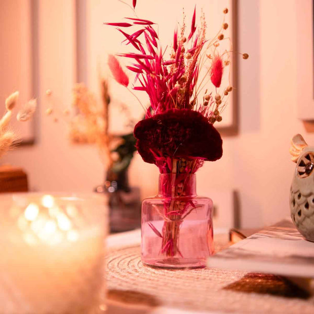 Petal pink charm Dried Flower Bunch – Decorative Floral Vase for Home Décor