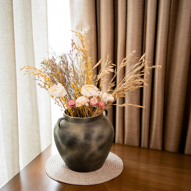 Antique Grace Vase with Dried Flowers bunch| Aesthetic Home Decor – ArteCasa
