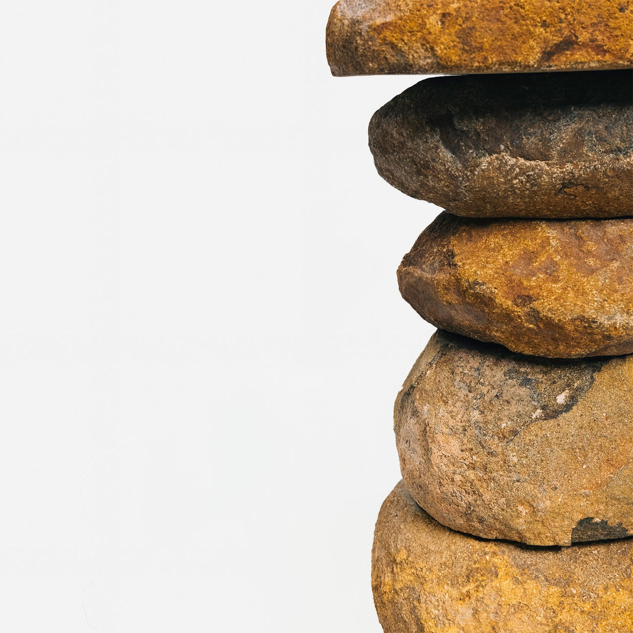 Stacked Boulder Side Table