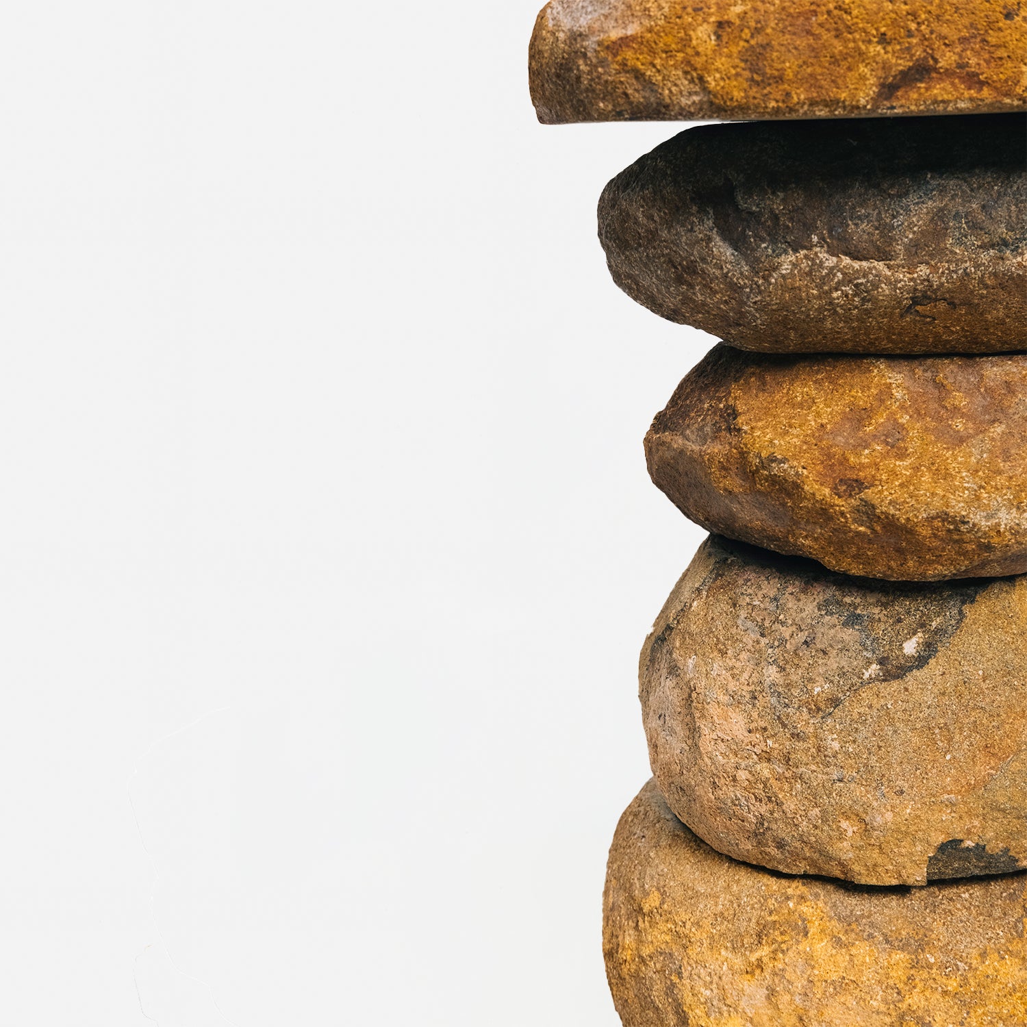Stacked Boulder Side Table