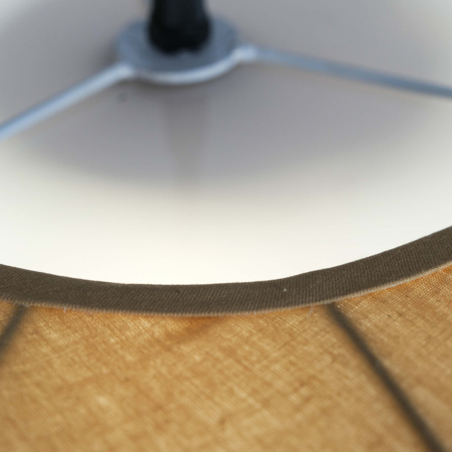 Scalloped Fabric Hanging Light