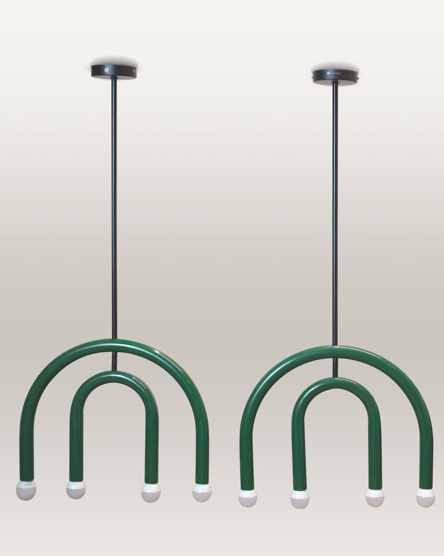 Dual Arc Pendant Light