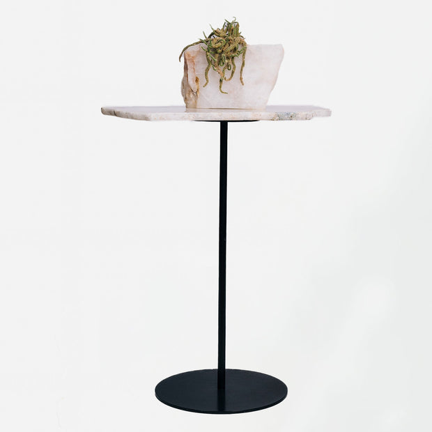 Fossil Quartz Side Table