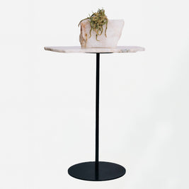 Fossil Quartz Side Table
