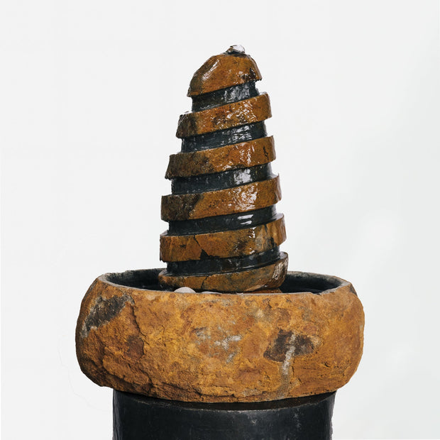 Spiral Boulder Fountain