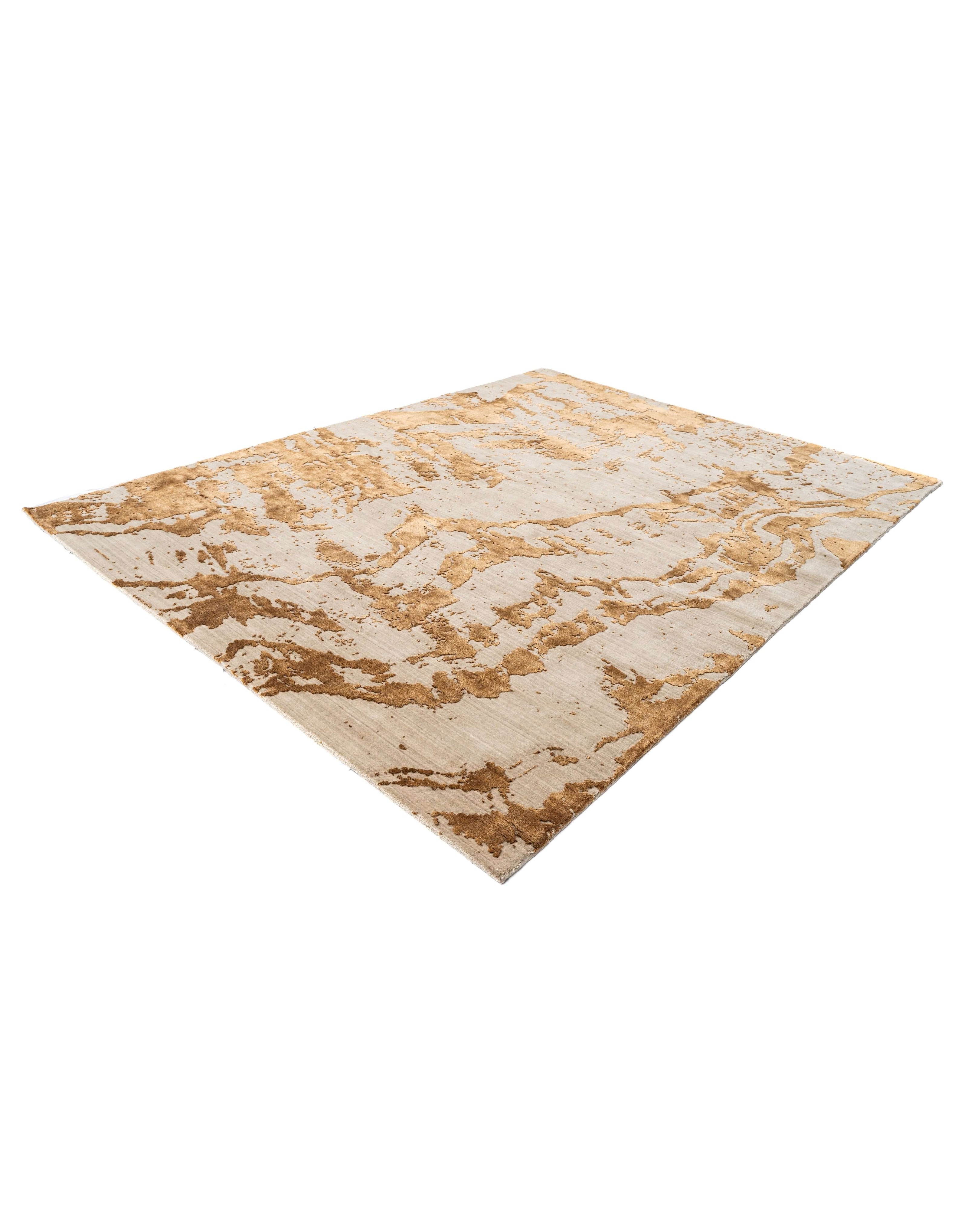 R I A L T O luxury handmade rug by Cherom in tonal beige New Zealand wool.