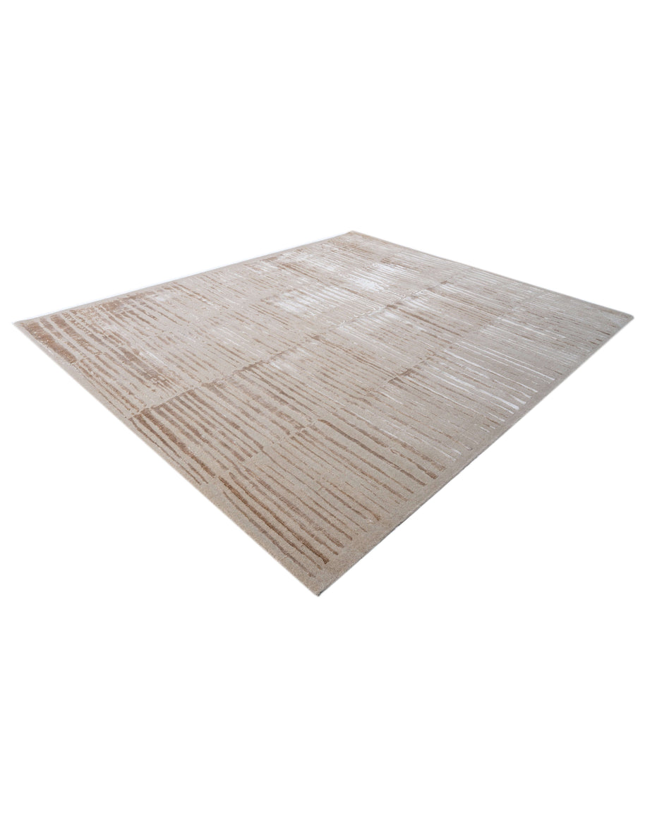 E P I C U R E luxury handmade rug by Cherom in neutral New Zealand wool.