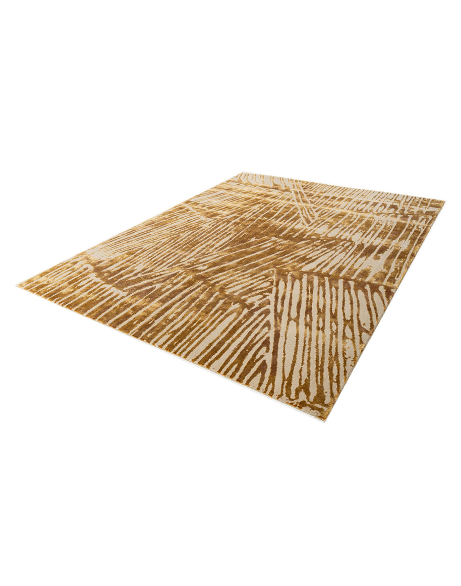 A X E L luxury handmade rug by Cherom, modern design in New Zealand wool, earthy tones.