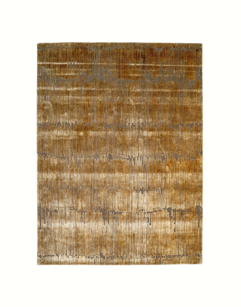 E S C A D A luxury handmade rug by Cherom, New Zealand wool and viscose, modern contemporary design.