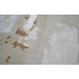L U M E T luxury handmade rug by Cherom, neutral color, New Zealand wool, contemporary design.