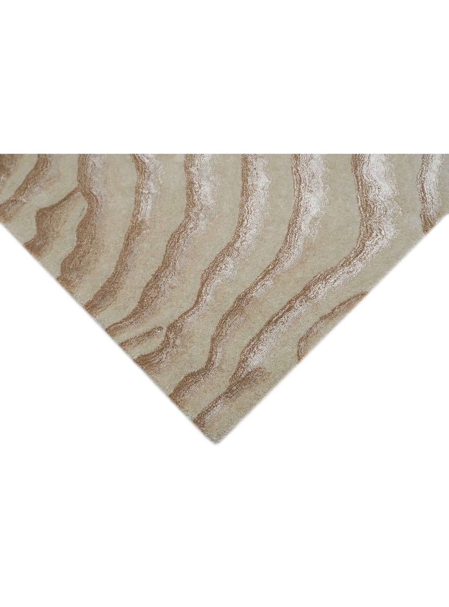 S A N D luxury handmade rug by Cherom in New Zealand wool, modern contemporary design.