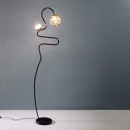 Glass floor lamp modern interior design ideas