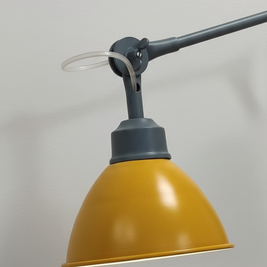 FSW209.A Yellow & Grey Swing-Arm Wall Mounted Light