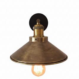BSE125 Aged Brass Wall Lamp