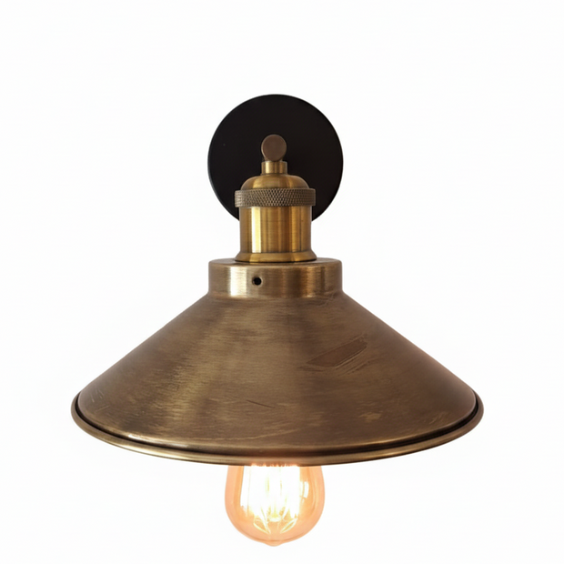BSE125 Aged Brass Wall Lamp