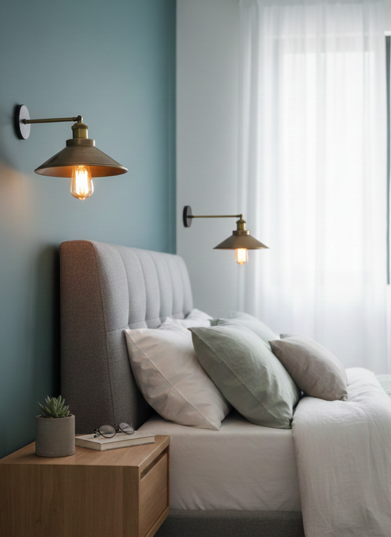 BSE125 Aged Brass Wall Lamp