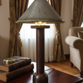 CDL132 Battery operated Rustic Heritage Lamp