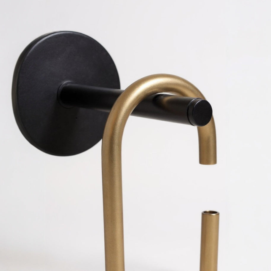 CWS106 Vivid Torus Glass Wall Sconce - The Black Steel