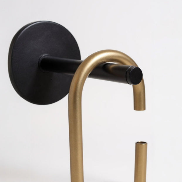 CWS106 Vivid Torus Glass Wall Sconce - The Black Steel