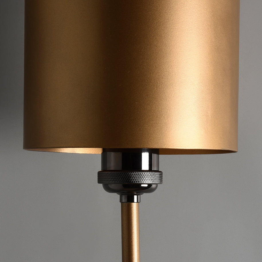 Hand Carved Metal Wall Lamp
