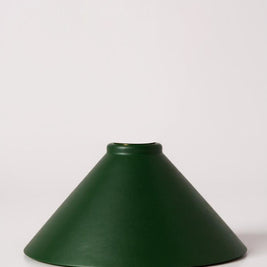 Green Cone Glass for Floor, ceiling and desk lamps