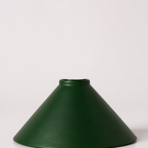 Green Cone Glass for Floor, ceiling and desk lamps