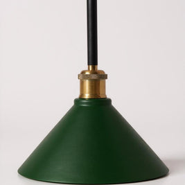 Green Cone Glass for Floor, ceiling and desk lamps
