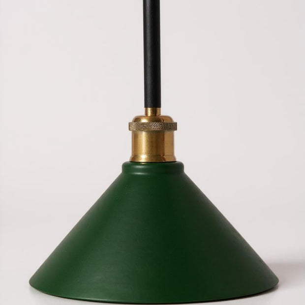 Green Cone Glass for Floor, ceiling and desk lamps