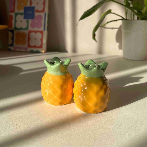 Ananas Salt & Pepper Shakers - Single Pair