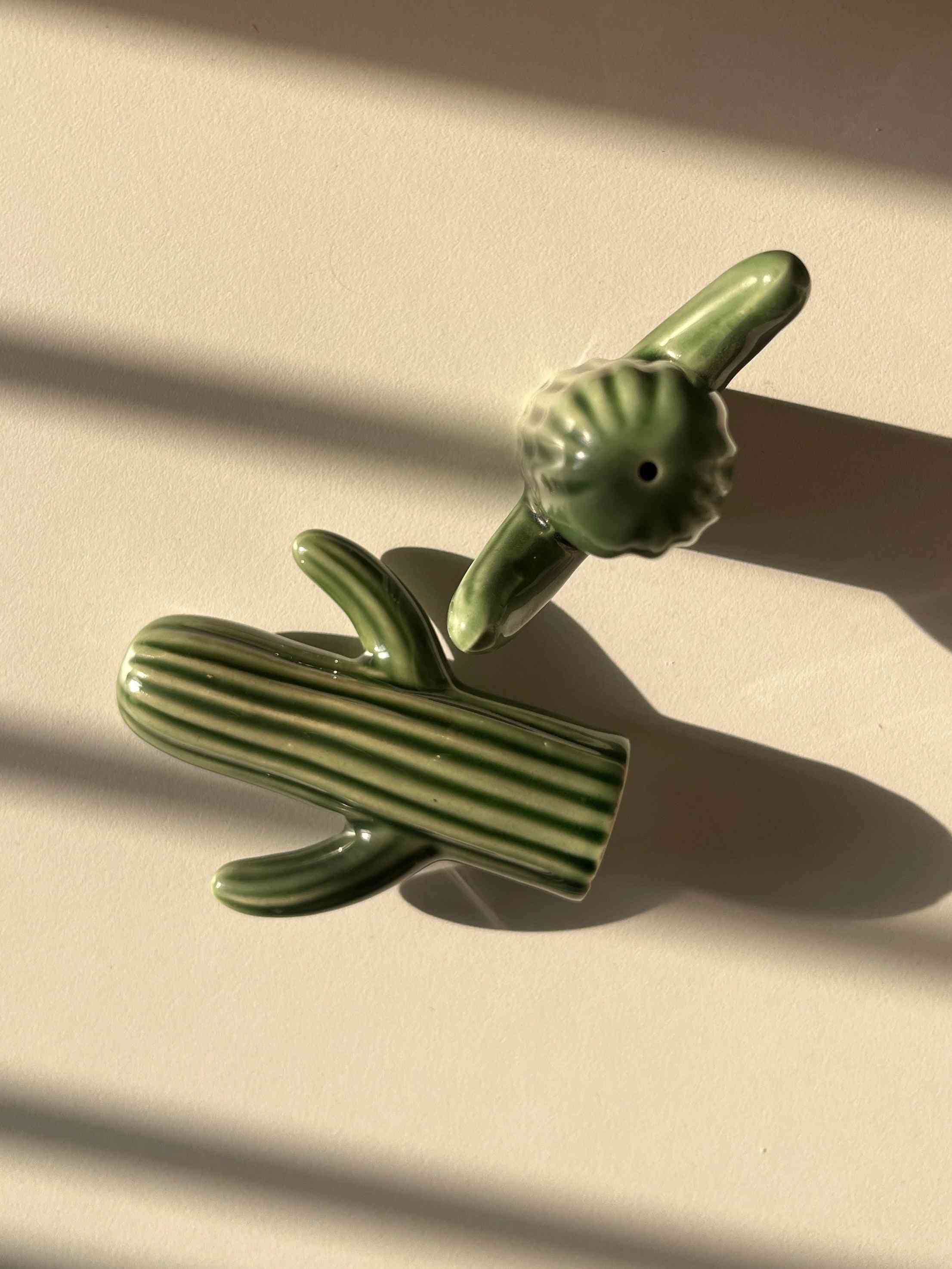 Salt and pepper shakers, cactus shakers, tableware trinket, dopamine decor, quirky shakers