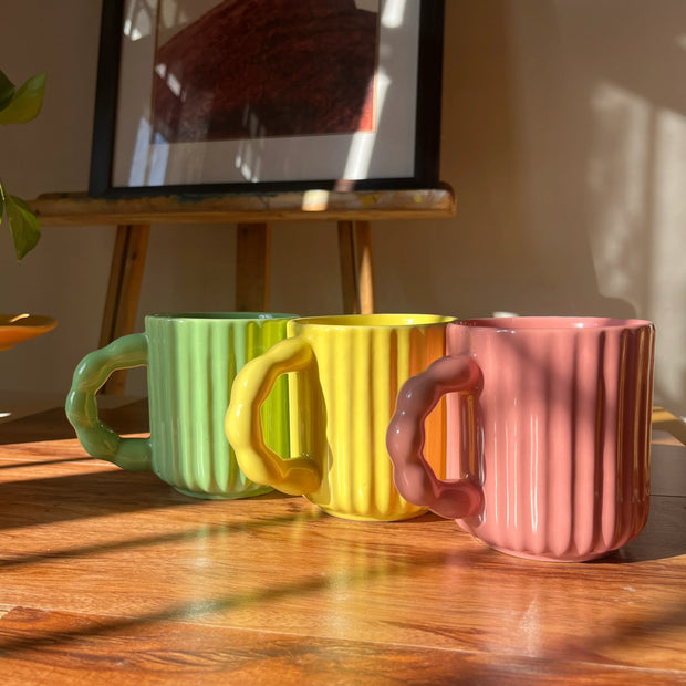 Chonky Sips - Fluted Mug Trio