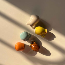 Nonna's Pots - Set of 5 Mini Fridge Magnets