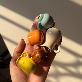 Nonna's Pots - Set of 5 Mini Fridge Magnets