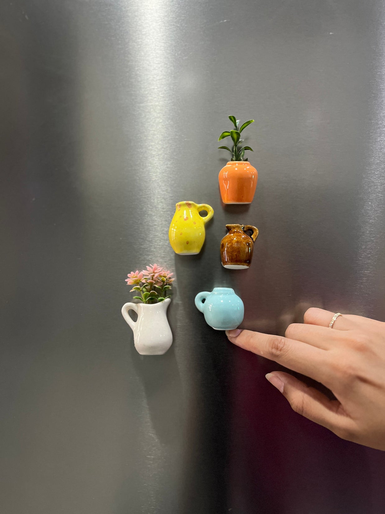 Nonna's Pots - Set of 5 Mini Fridge Magnets