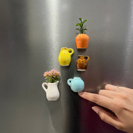 Nonna's Pots - Set of 5 Mini Fridge Magnets