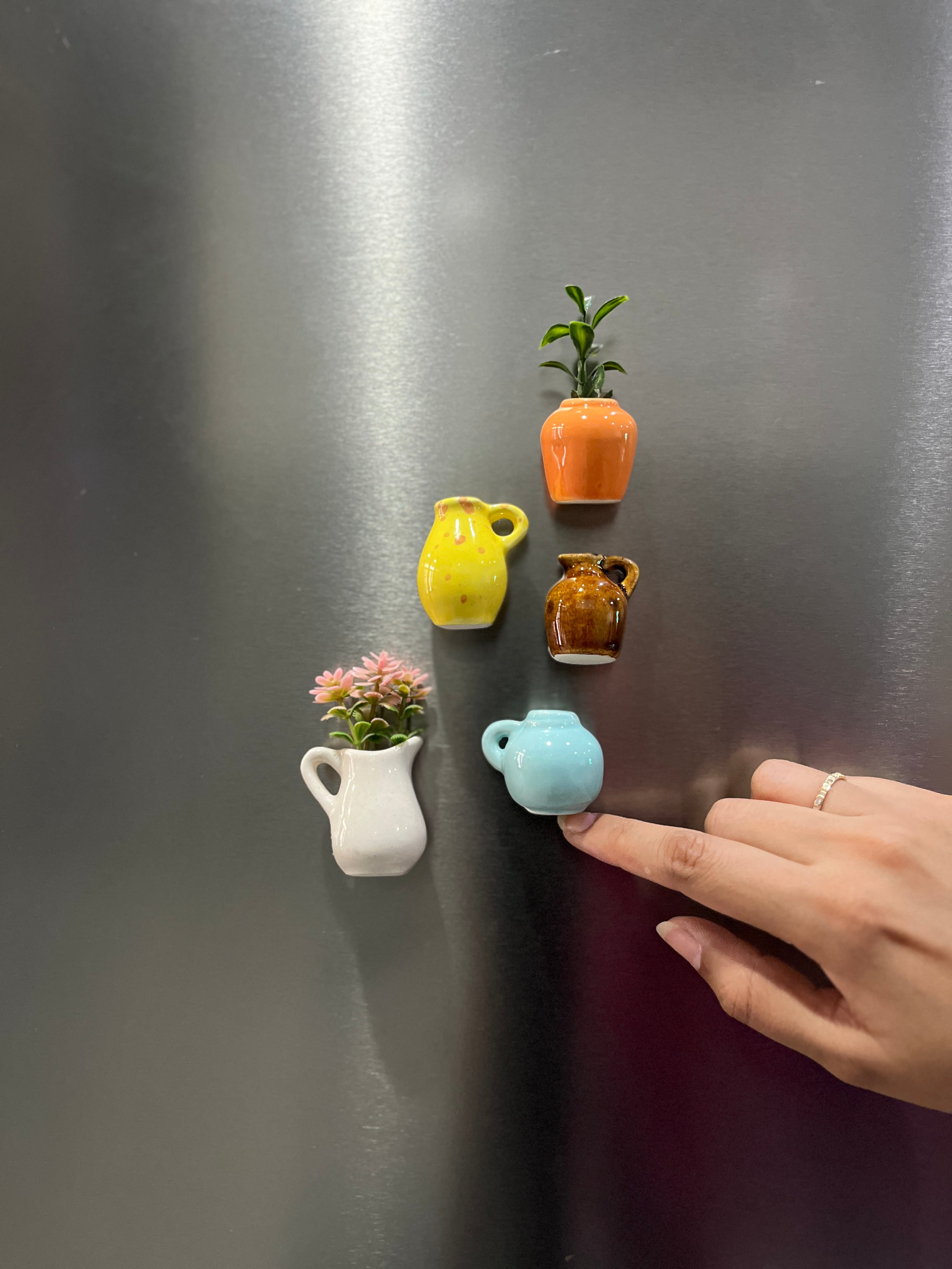 Nonna's Pots - Set of 5 Mini Fridge Magnets