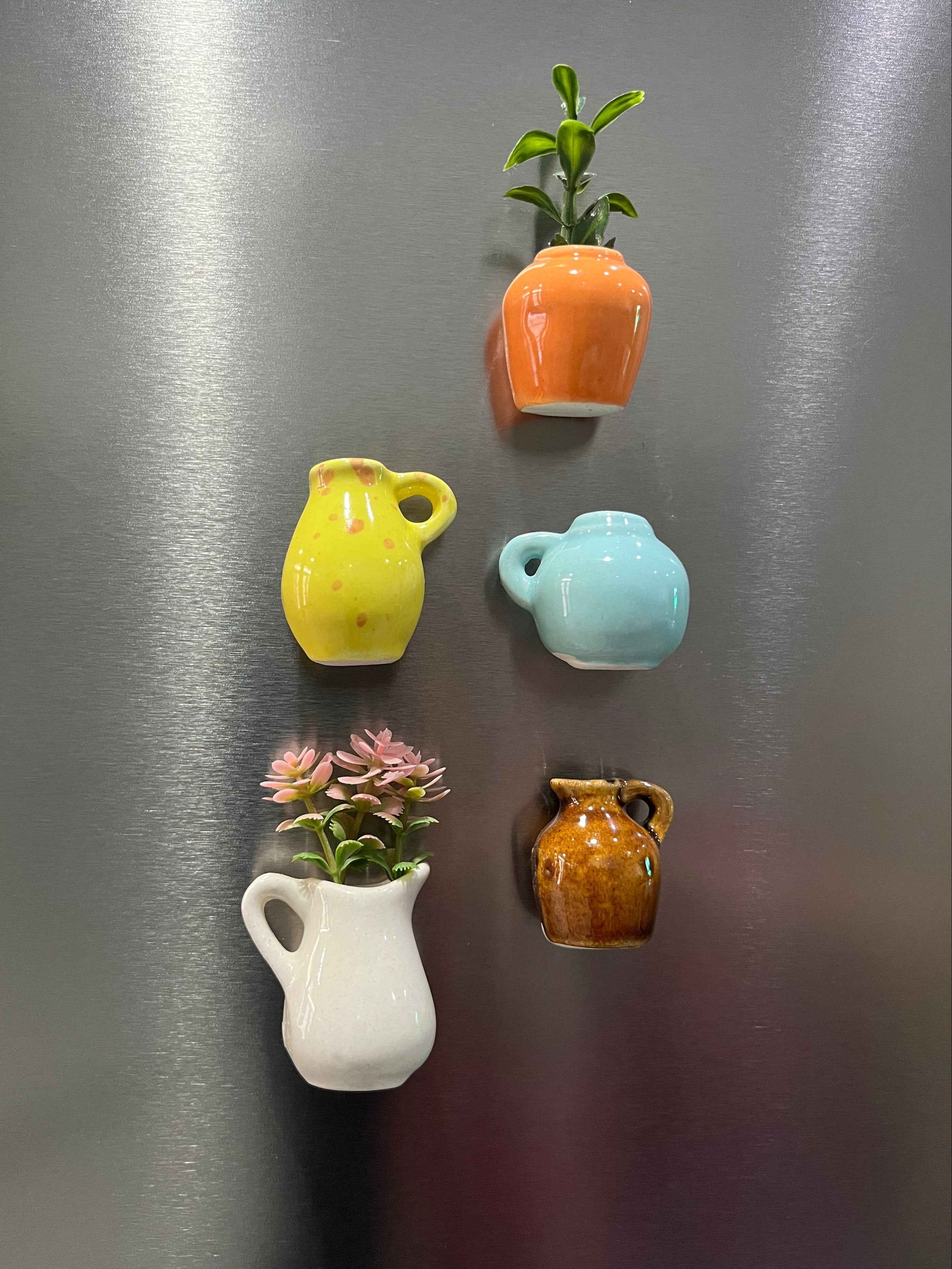 Nonna's Pots - Set of 5 Mini Fridge Magnets