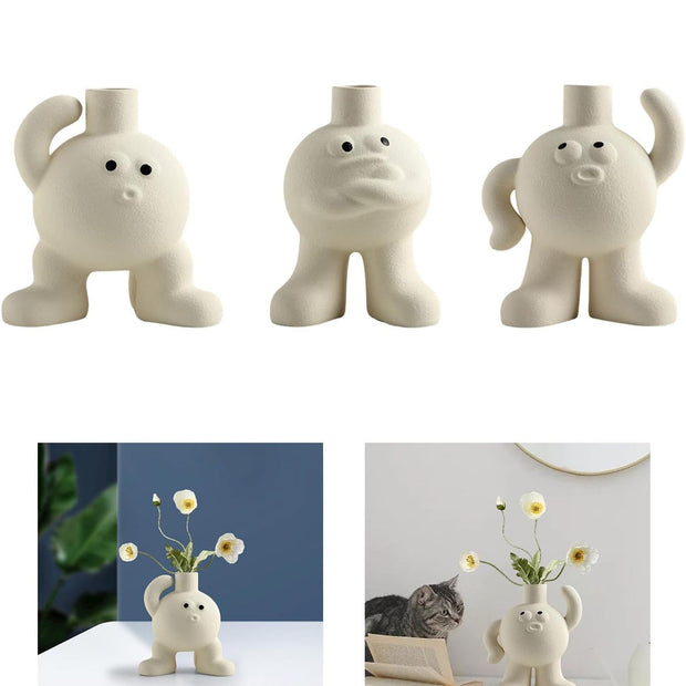 Big Feet Flower Pot – Hip Hop Porcelain Planter - https://artecasa.in/