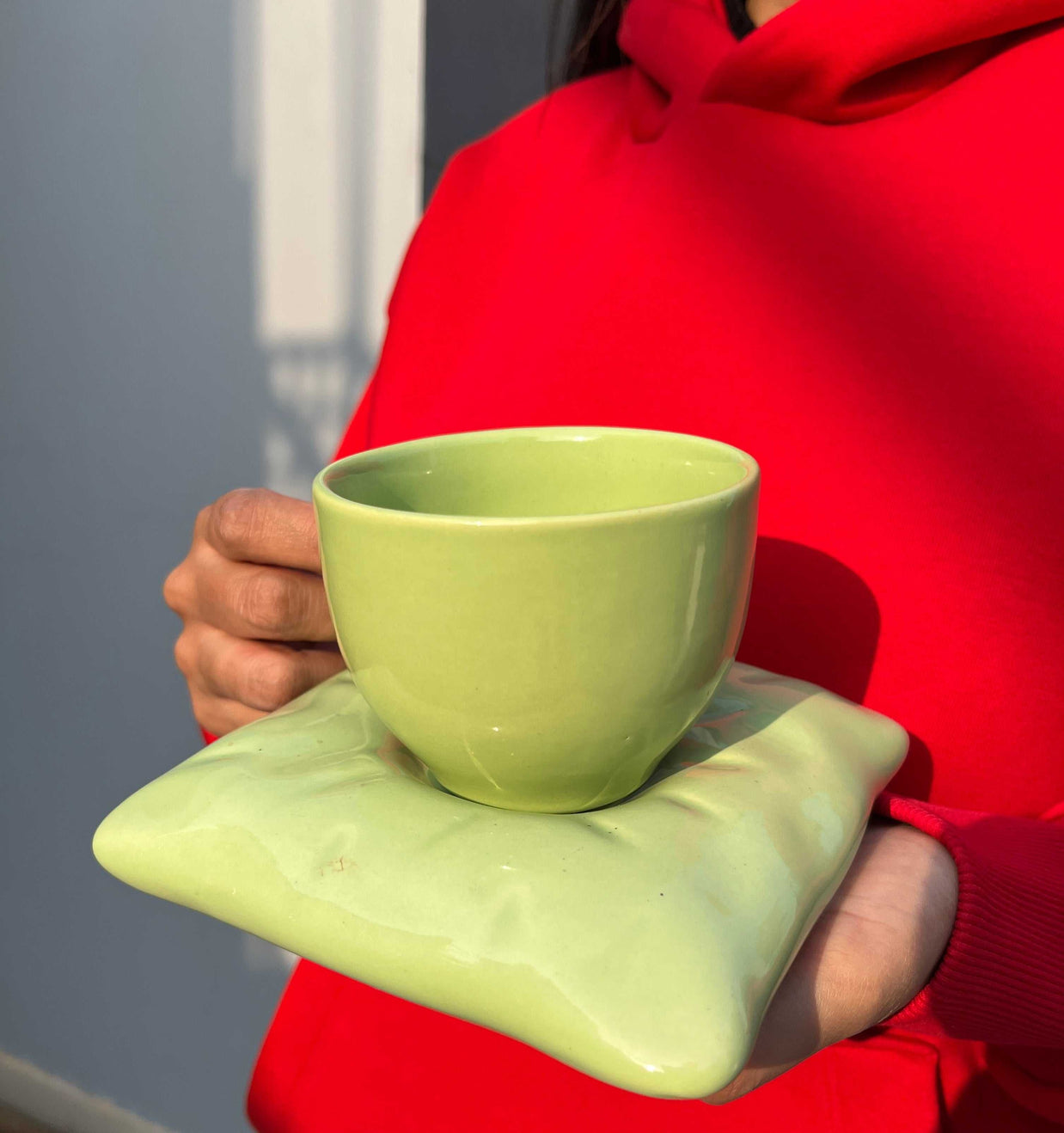 Pillow Talk Cup & Saucer Set - Single