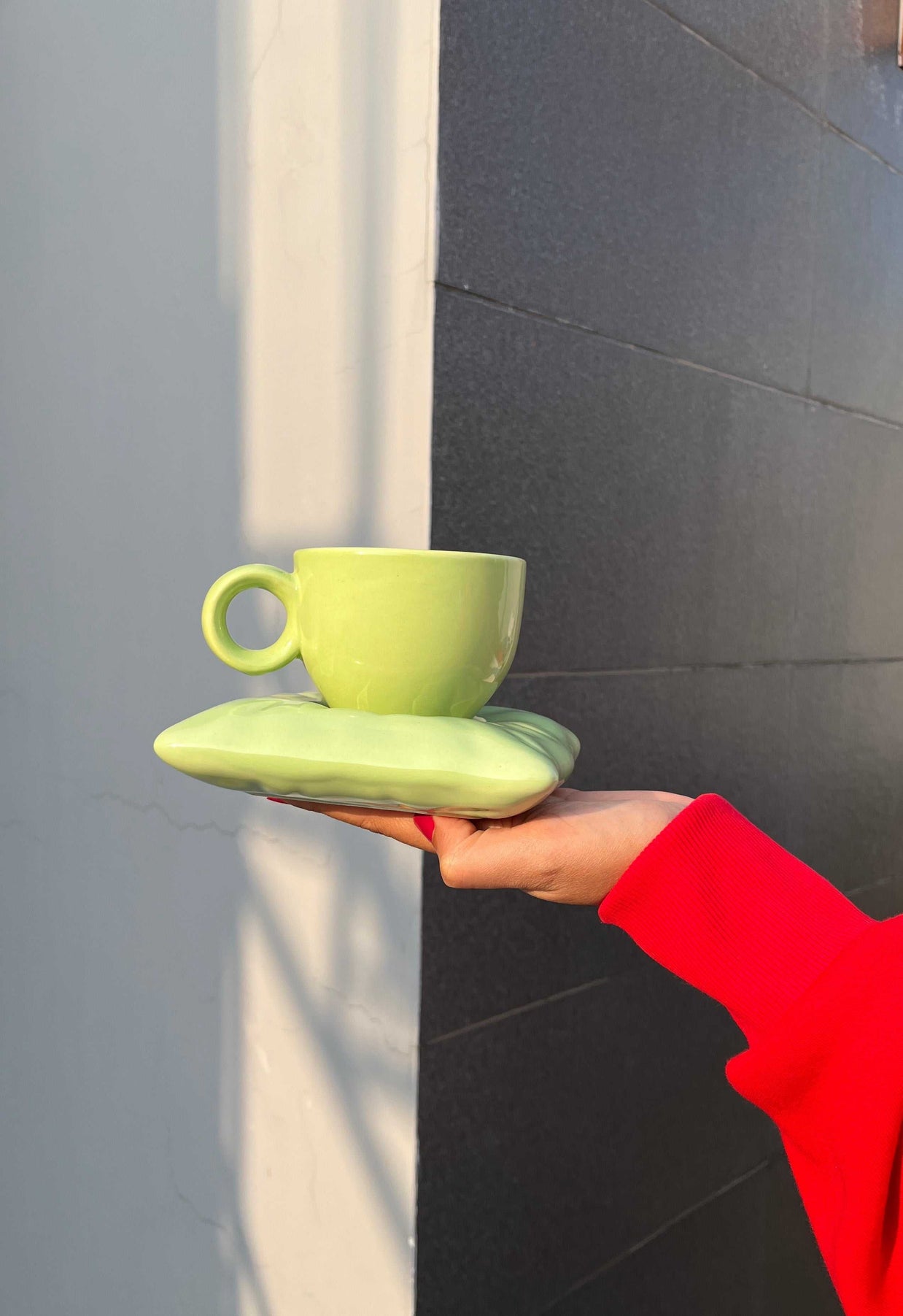 Pillow Talk Cup & Saucer Set - Single
