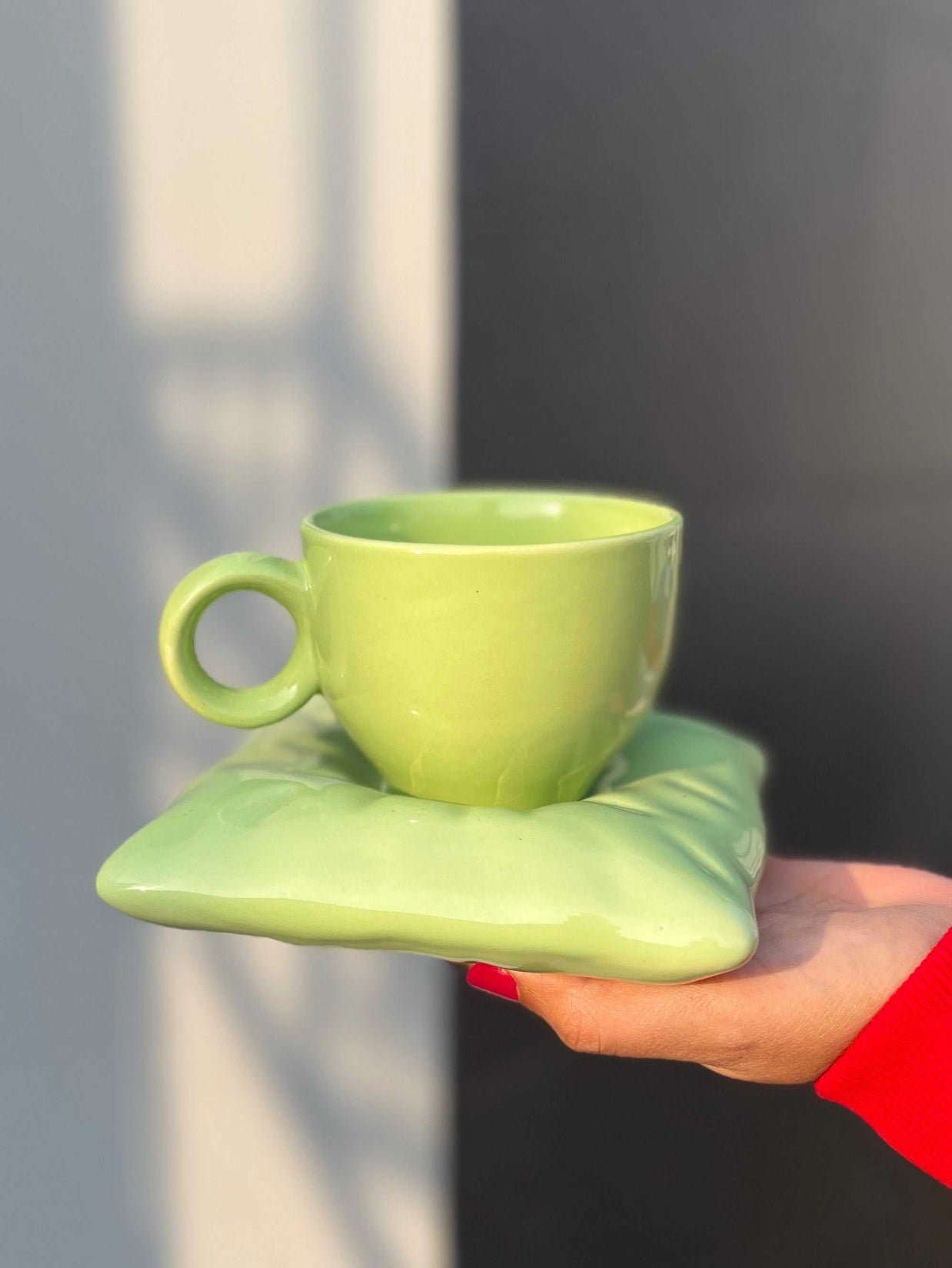 Pillow Talk Cup & Saucer Set - Single
