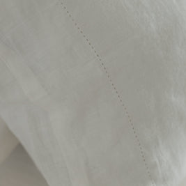 White pillow covers
