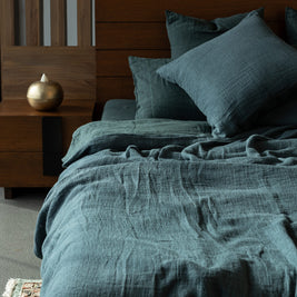 Orion waffle duvet cover