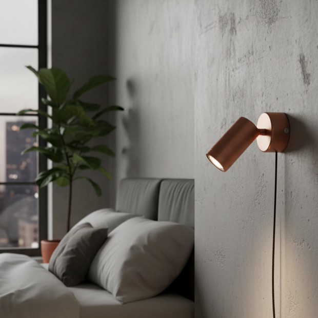 AL106 Mini Size Rose Gold Finish LED Spotlight