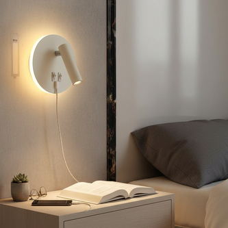 AL109  Backlight Adjustable Reading Bedside Light
