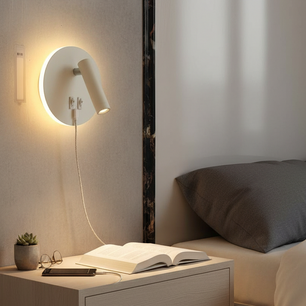 AL109  Backlight Adjustable Reading Bedside Light
