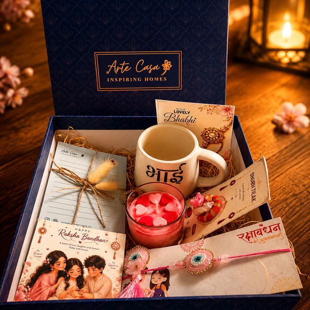 Artecasa Bhai Blessings Candle Hamper - https://artecasa.in/