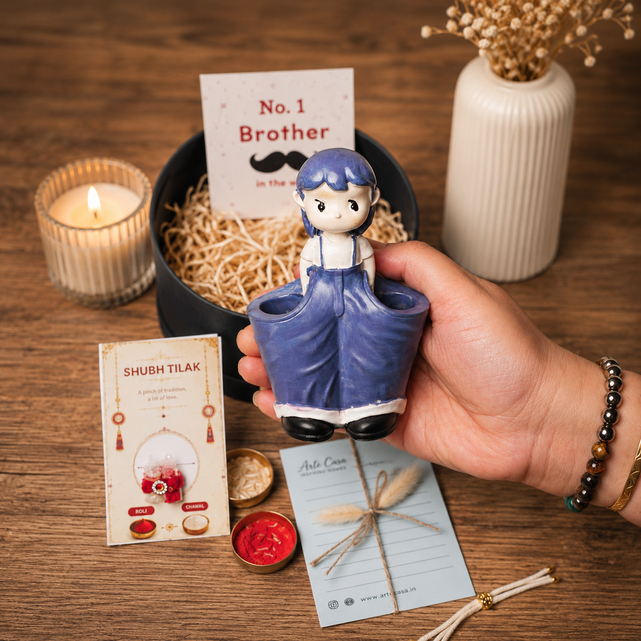 Office Hero Rakhi Gift Hamper | Premium Raksha Bandhan Gift Box - https://artecasa.in/