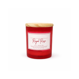 Velvet Ember Candle – Luxury Red Glass Candle | Artecasa - https://artecasa.in/